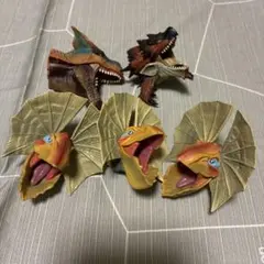 モンスターハンター ヘッドキーホルダー フィギュア部分のみ 5個セットのサムネイル