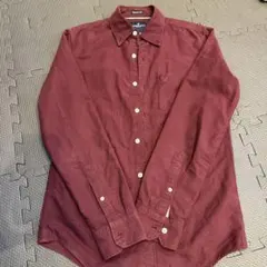 AMERICAN EAGLE OUTFITTERS バーガンディ シャツ
