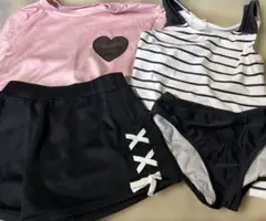 女の子　4点　水着　Tシャツ ラッシュガード