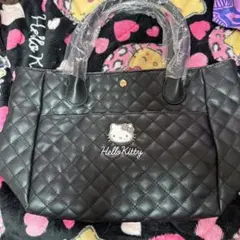 Hello Kitty ブラックトートバッグ