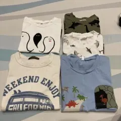 110サイズ Tシャツ まとめ売り 半袖 女の子 男の子 西松屋