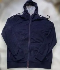 タカキュー TAKA:Q フルジップパーカー ネイビー M Slim Fitのサムネイル