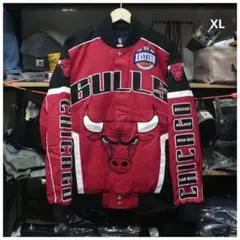 Chicago Bulls スタジャンシカゴブルズジャケットNBA jhDesign BULLS Reversible ジャケット シカゴ ブルズ