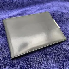 ✨ほぼ未使用✨ プラダ 二つ折り財布 純札入れ ブラック レザー コンパクト