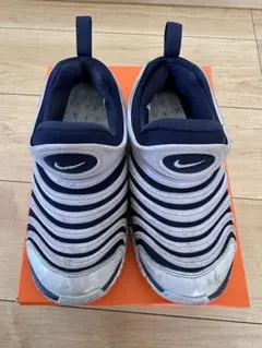 Nike スリッポンシューズ ネイビー/ホワイト サイズ 19 cm
