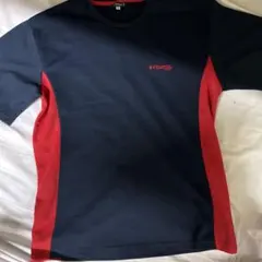 Kaepa 半袖Tシャツ LL ネイビー/レッド