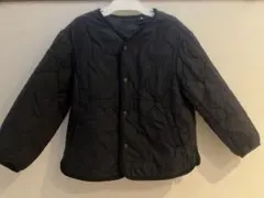 UNIQLO キルティングジャケット 120 ブラック