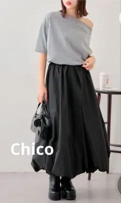 新品【Chico】ラメワンショルスウェット ¥6,600