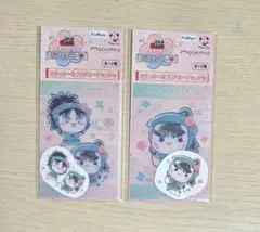 忍たま　桜もちぴこの段　ろ組　長次　小平太　ステッカー&クリアカードセット賞