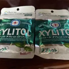 LOTTE キシリトールタブレット クリアミント 歯科専用 2袋のサムネイル