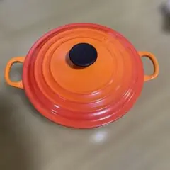 ルクルーゼ LE CREUSET ココットロンド オレンジ22cm 両手鍋 鋳物