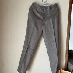 CANALI カシミヤ スラックス グレー ストライプ　72センチ　お値下げ中