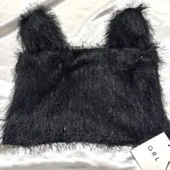 グレイル　ラメファーベスト　トップス