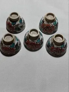まとめ買い歓迎】陶あん 京焼 花柄 湯飲み 5客セット - メルカリ