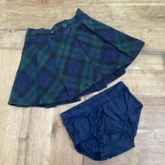 匿名配送★90★スカート★チェック★TOMMY★トミーヒルフィガー★巻きスカート