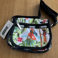 4 レスポートサック 長財布 フラガール ハワイ限定柄 新品 黒 hawaii 