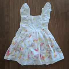 baby GAP 蝶プリント ノースリーブワンピース 18-24ヶ月