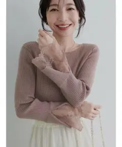 レイヤード ニット