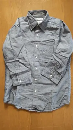 GREEN LABEL RELAXING リネンシャツ S グレー　コットン　麻