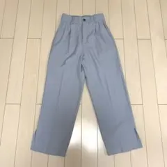 ブルーグレーワイドパンツ