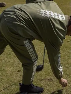 CPH GOLF THUNDER STRIPES パンツ【M】 【カーキ】