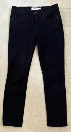 GAP ギャップ トゥルースキニー　黒 ブラック 25 低身長 丈短め