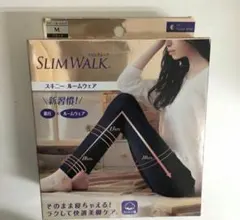 SLIMWALK 着圧レギンス Lサイズ ブラック