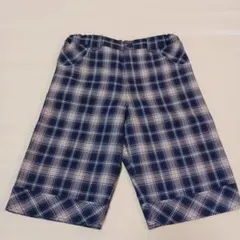COMME CA ISM チェック柄 半ズボン 140Acm 【美品】