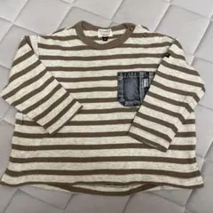 F.O.KIDS ストライプ柄 長袖カットソー 90のサムネイル