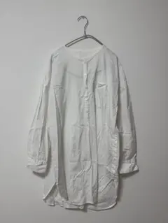 yuni ユニ　ロングシャツ　ブラウス　白のサムネイル