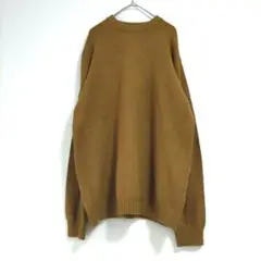 〈無印良品〉茶系　ニット　丸首　メンズ　Ｌ