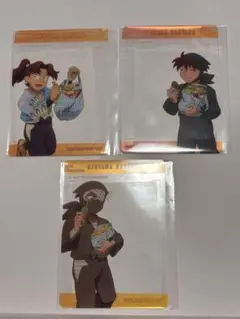 ファミリーマート忍たま乱太郎コラボキャンペーン　オリジナルクリアカード3種