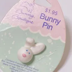 80’s vintage Hallmark ピンバッジ イースター うさぎ