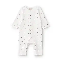 新品未使用　petit main ハート柄ロンパース 80cm