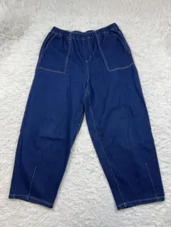 しまむら　SEASON REASON コクーンデニムパンツ LLのサムネイル