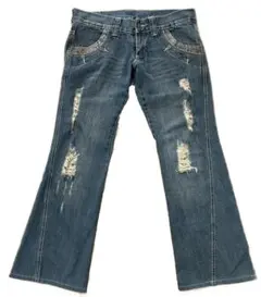 RT-105142様専用トルネードマートダメージ加工スタッズパイソンジーンズ