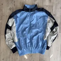 【訳あり】90s アディダス 銀タグ D8 ナイロンジャケット 3XL グランジ