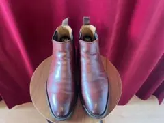 サイドジップブーツ ウェスタブーツ caesar 本革 ブロンコ - メルカリ