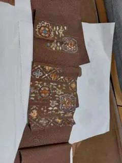 蘇州刺繍 袋帯 童 正絹 お太鼓柄 未仕立て品 Q1141 - メルカリ