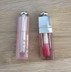 ディオールアディクト　リップグロウ063 リップグロウオイル001 セット売り