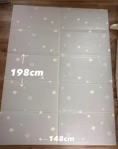折りたたみプレイマット　星柄
