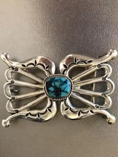 Navajo WB Turquoise Silver Buckle Indian Jewelry - This is amazing!