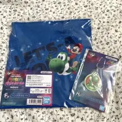 一番くじ ヨッシー ぷっくりラバーマーカーチャーム タオル
