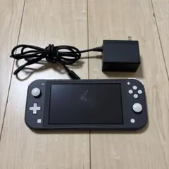 【箱無し】　Nintendo Switch Lite グレー 本体 充電器付き