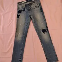 Gap 花柄刺繍 スキニージーンズ