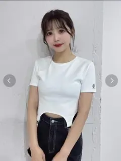 EATME イートミー　ヘムデザインTシャツ　オフホワイトのサムネイル