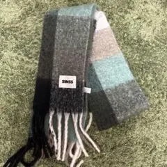 SINSS 스카프, 플래드, 그린