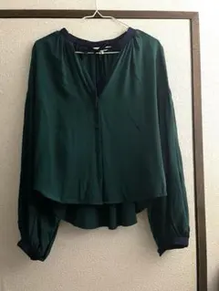 MOUSSY グリーンブラウス