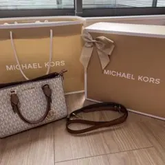 MICHAEL KORS ロゴプリント ショルダーバッグ