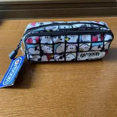 スヌーピー アウトドア　ペンケース　サンスター　ピーナッツ　筆入れ